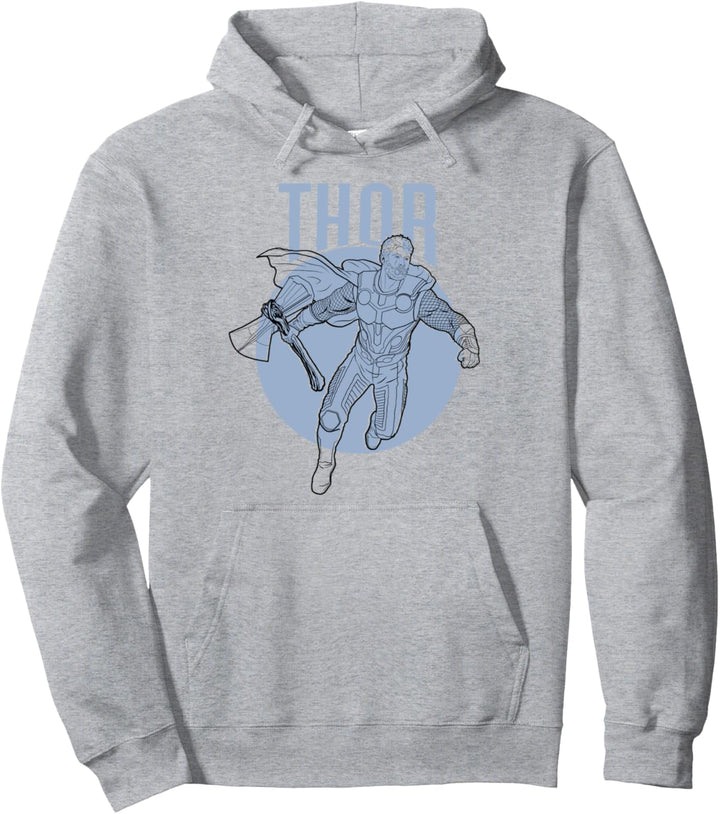 Marvel Avengers: Endgame Thor Outline Portrait Pullover Hoodie