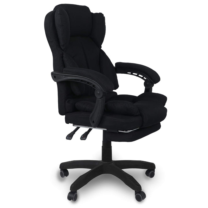TRISENS Bürostuhl, ergonomischer Schreibtischstuhl Stoff Chefsessel mit gepolsterten Armlehnen und K