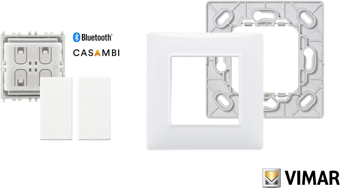 Vimar 0K03925.04 Plana Funk- und Batteriebetriebenes Steuerungs-Kit VIEW Wireless Standard Bluetooth