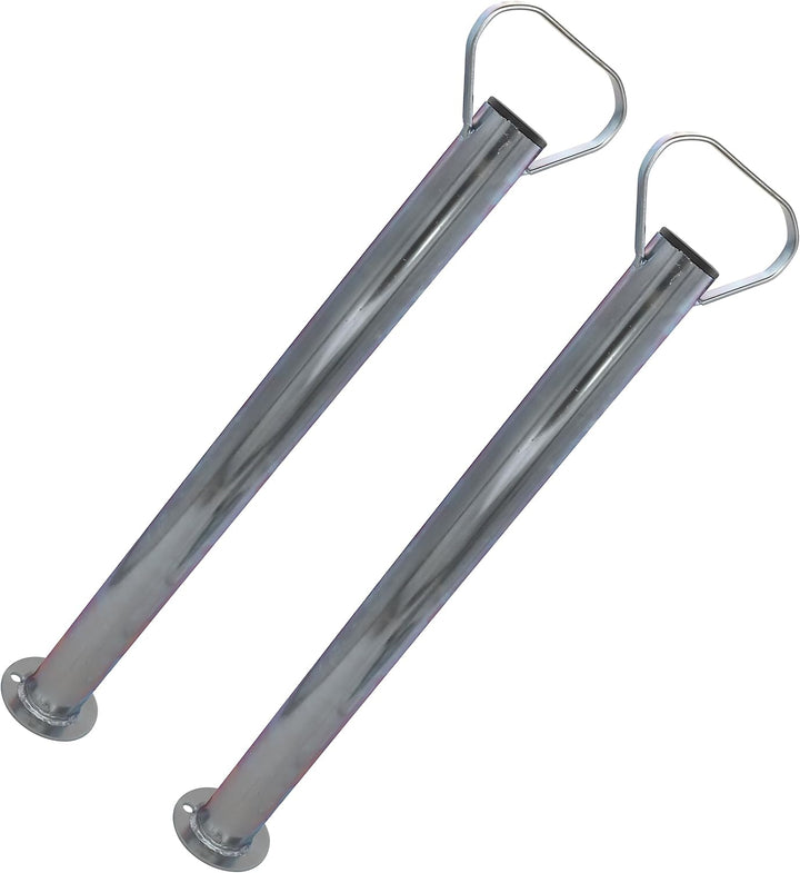 trailer parts4u Anhänger Stützen Stützrohr Abstellstützen 700mm 70cm Rohrstütze Stützfuss/wahlweise