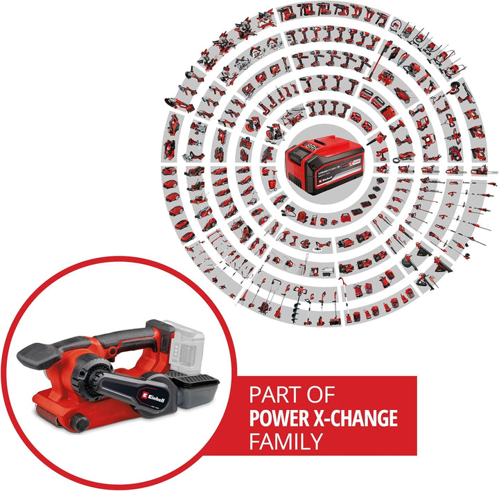 Einhell Professional Akku-Bandschleifer TP-BS 18/457 Li BL-Solo Power X-Change (18 V, Li-Ion, Brushl