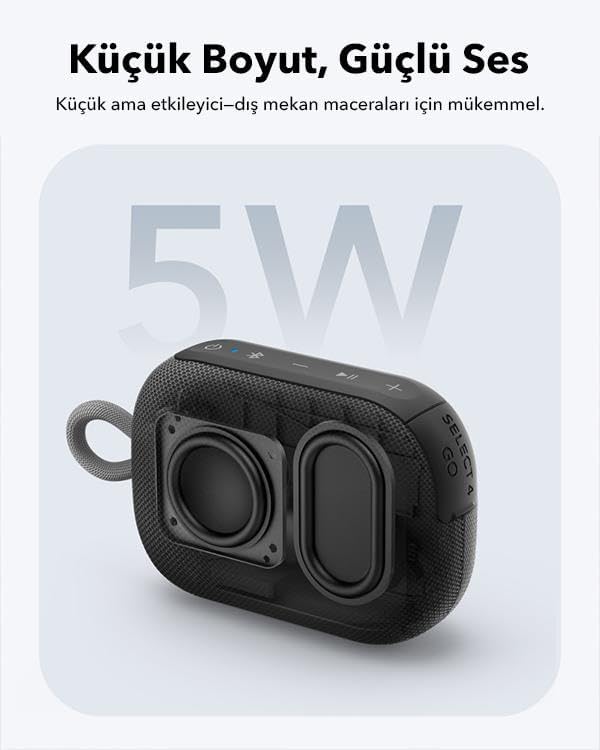 Anker Innovations Soundcore Select 4 Go Lautsprecher tragbar kabellos Bluetooth App-gesteuert 5 Watt