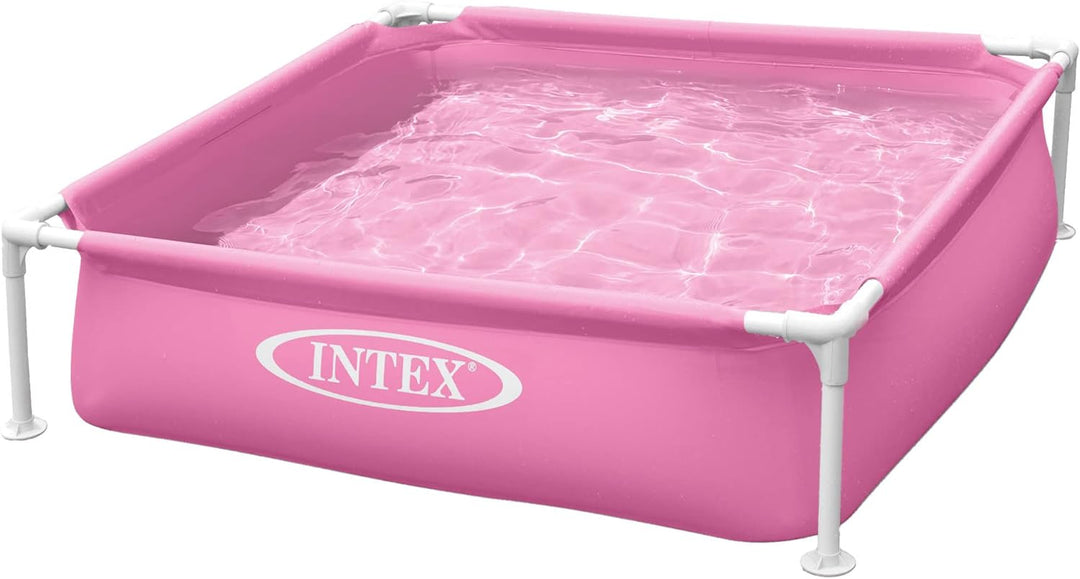 Intex Kinderpool Frame Pool Mini, Grün, 122 x 122 x 30 cm