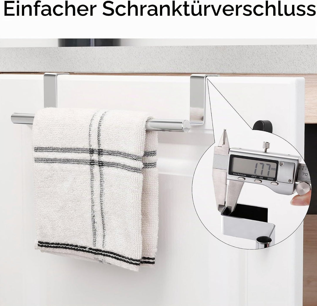 KES Küche Handtuchhalter Geschirrtuchhalter zum Hängen Küchenhandtuchhalter | Türhandtuchhalter tür
