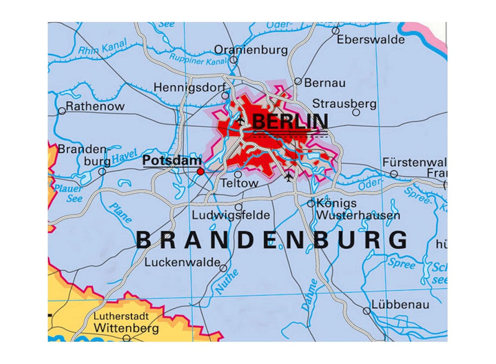 Deutschland und Europa in der Welt DUO Schreibunterlage NEUE AUFLAGE, Karte