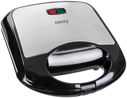 Camry CR 3018 Sandwichmaker, 700, Schwarz/silberfarben, Keramik