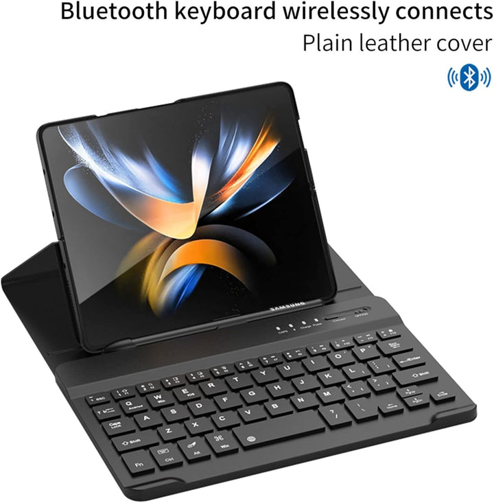 Custodia Magnetic Klapphüllen Ständer Folio Hülle,Keyboard,Pen Slot,Glasfolie PC Case Kompatibel für