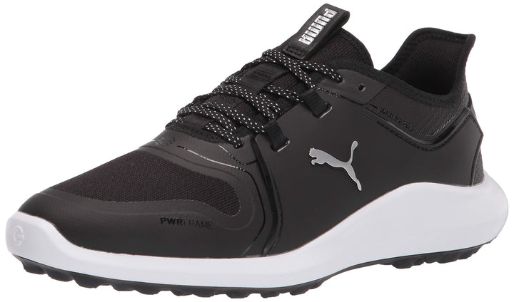 PUMA Herren Ignite Fasten8 Golfschuh 42 EU Puma Black Puma Silver Puma Weiss, 42 EU Puma Black Puma