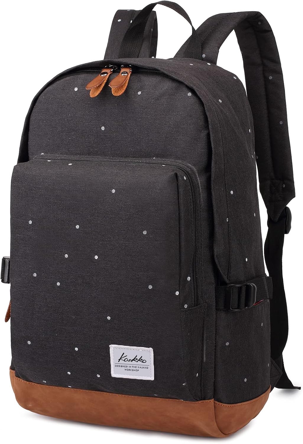 KAUKKO Schöner und durchdachter Rucksack mit 15 Zoll Laptopfach für Schule, Universität, 22 Liter (S