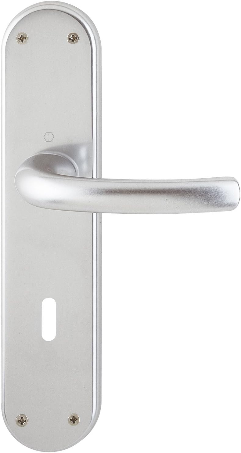 HOPPE 1776505 Renovationsgarnitur Tôkyô 1710/3334 Alu.F1 SK/OL 4-KT.8mm Entf.78mm