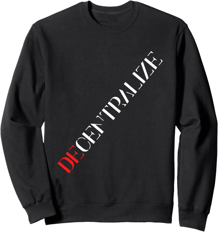 Bitcoin Cryptowährung Crypto Dezentralisiert Sweatshirt