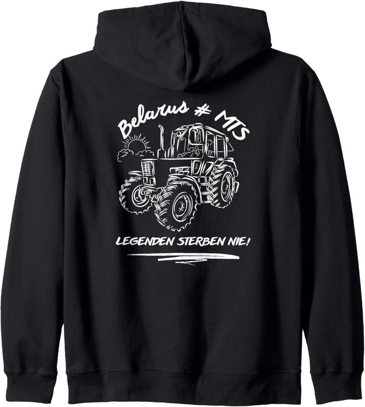 MTS # Weissrussland//DDR Landmaschinen-Legenden sterben nie Kapuzenjacke