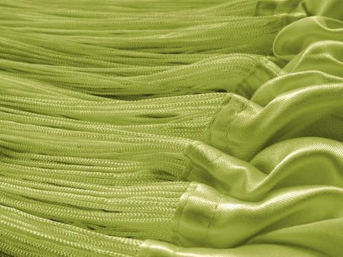 Kaikoon Fadenvorhang Fadenstore Messe B1 schwer entflammbar 90 cm x 240 cm (BxH) hellgrün Neu