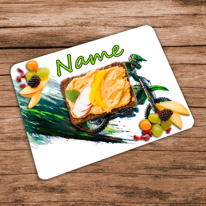 Vesperbrettchen mit Name/Frühstücksbrettchen Brotzeitbrettchen Schneidebrettchen mit Motiv und Perso