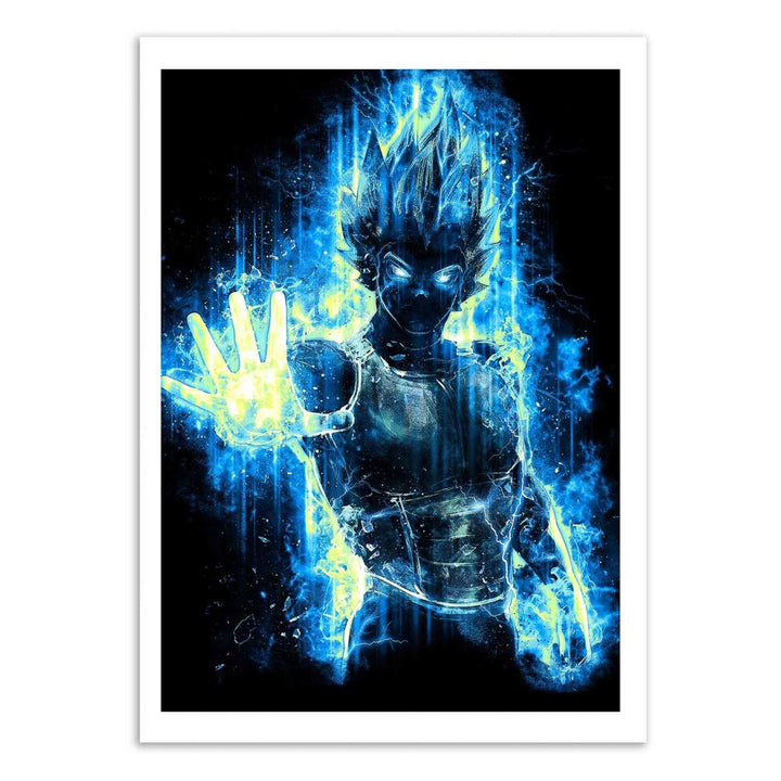 Wall Editions Art-Poster - God Vegeta - Barrett Biggers