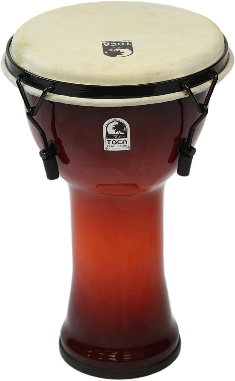 TOCA Djembe Freestyle Mechanically Tuned SFDMX-14AFSB African Sunset 14" 14", Höhe 26" (66 cm) Frees