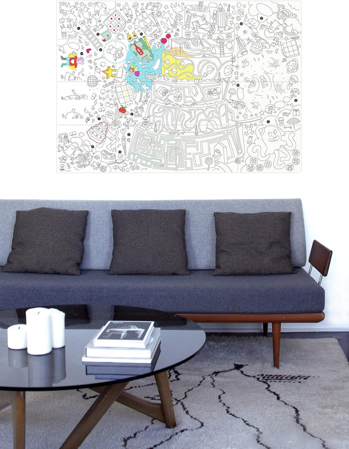 OMY Design and Play Poster zum Ausmalen, sehr gross