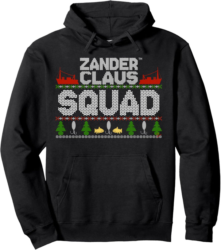 Zander Claus TM Zander Claus Squad Zander claus Pullover Hoodie
