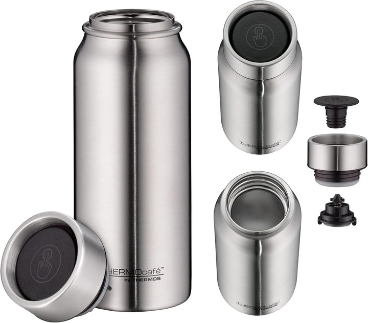 THERMOcafé by THERMOS TC DRINKING MUG stainless steel mat 0,50l, Thermobecher Edelstahl, Isolierbech