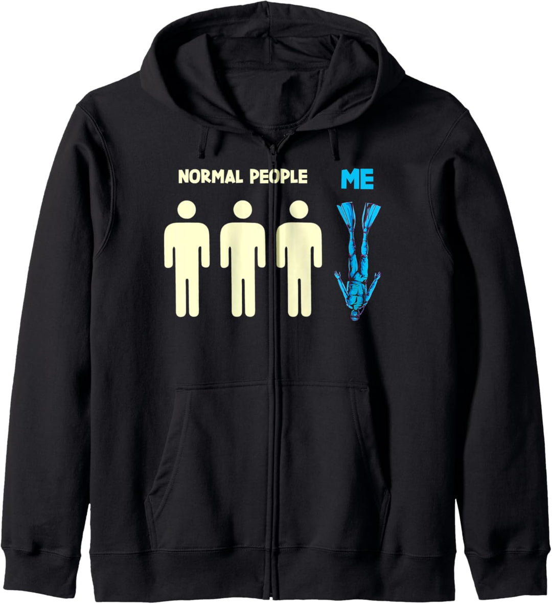 Lustiges Taucher-Geschenk Kapuzenjacke