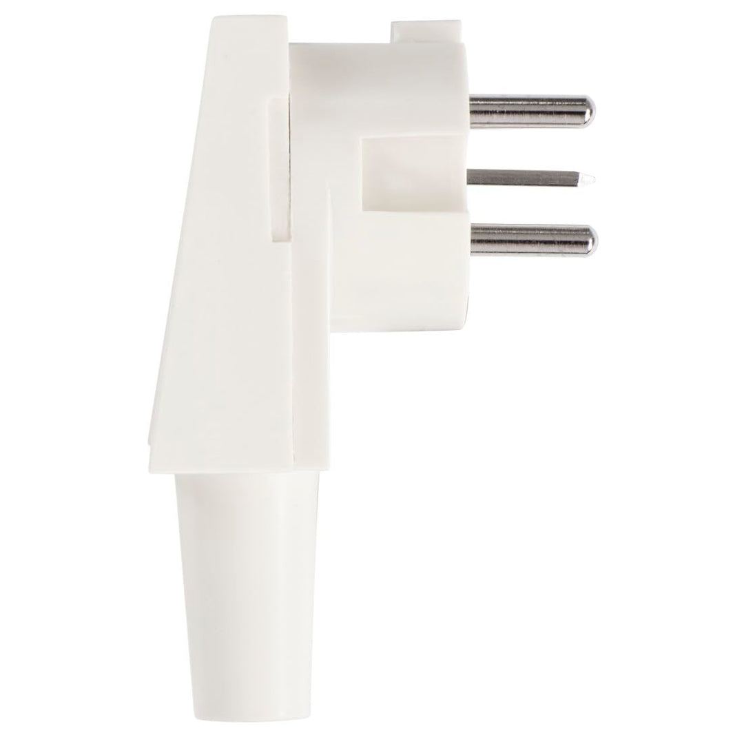 Xavax Schutzkontaktstecker 5-polig (Herdanschluss mit gewinkeltem Stecker, Stecker Herdanschlussdose