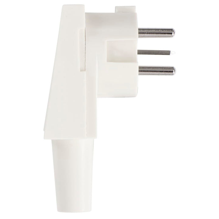 Xavax Schutzkontaktstecker 5-polig (Herdanschluss mit gewinkeltem Stecker, Stecker Herdanschlussdose