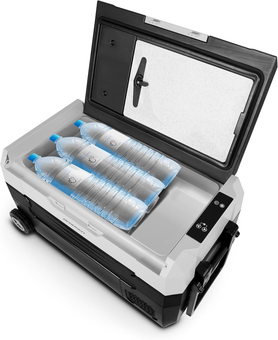 Berdsen Icemax 400 Kompressor Kühlbox 40L – tragbare 2-Zonen Gefrierbox – 12V/24V &amp; 230V Auto Campin