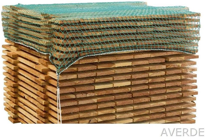 Kerbl Abdecknetz SafeNet (Grösse 6 x 3,5 m, Maschenweite 45x45 mm, für PKW-Anhänger, aus geflochtete