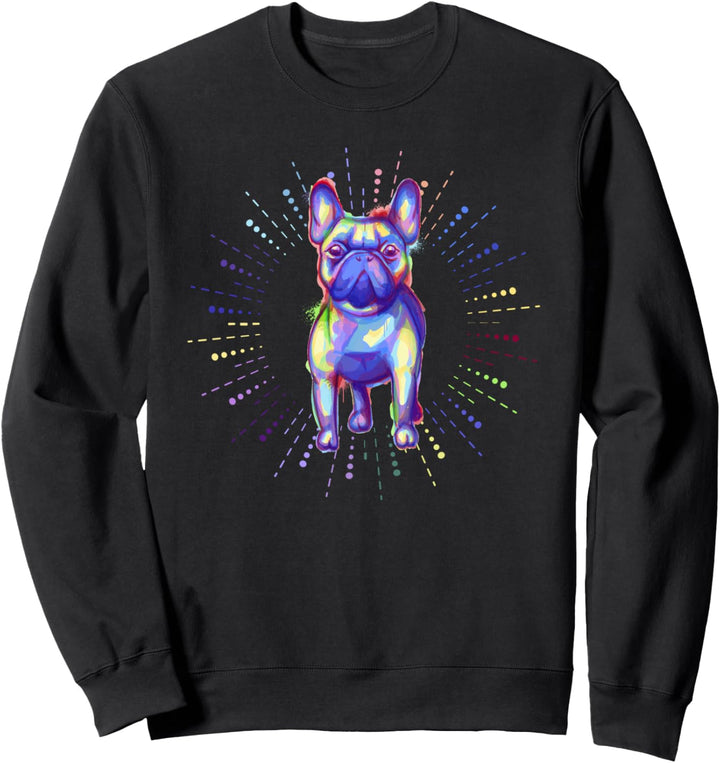 Französische Bulldogge Wasserfarbe Züchter Bullys Sweatshirt