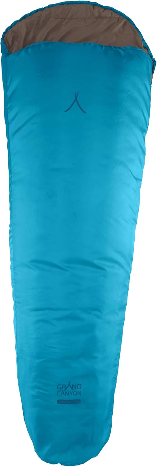 GRAND CANYON Schlafsack Whistler 190 Mumien-Schlafsack – Ultraleichter Sommerschlafsack mit Rundum-R