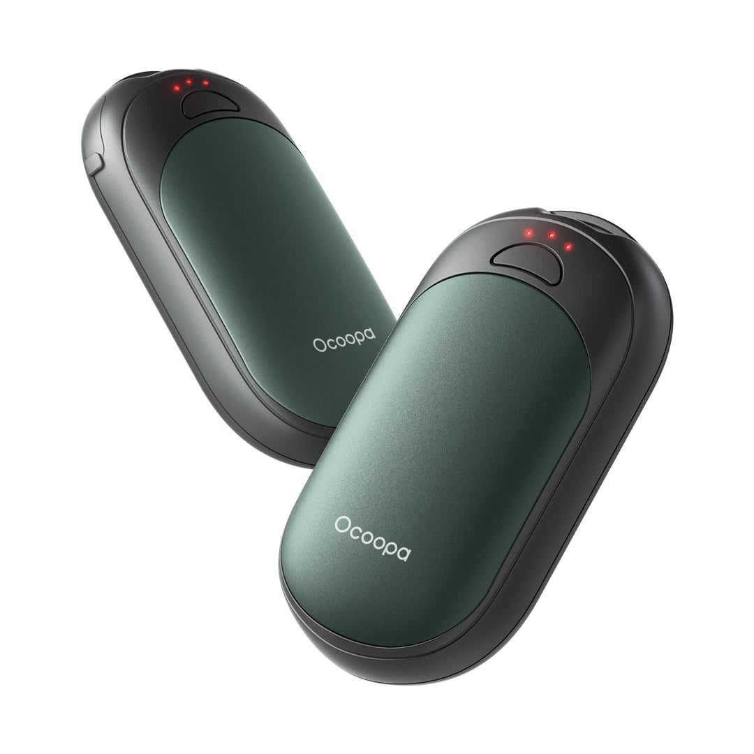 OCOOPA Handwärmer Wiederaufladbar 2 Pack, Magnetische Elektrische Tragbare Heizung 5000mAh, Taschenf
