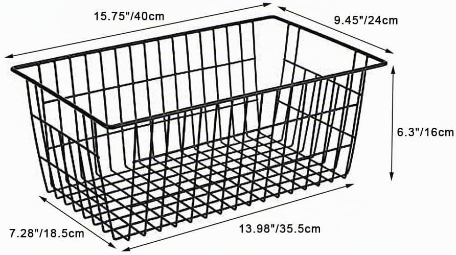 Sanno Bauernhaus Organizer Aufbewahrung Bins Grosse Organizer Bins Durable Metallkorb Pantry Organiz