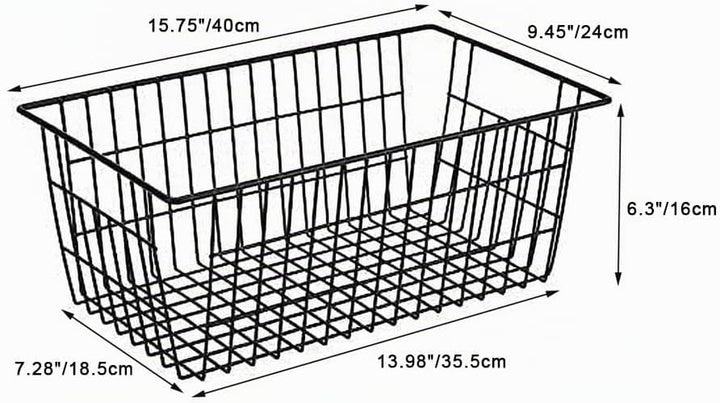 Sanno Bauernhaus Organizer Aufbewahrung Bins Grosse Organizer Bins Durable Metallkorb Pantry Organiz