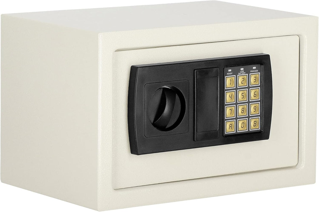 SPRINGOS Haussafe Schlüsseltresor mit Zahlencode Wandmontage 30 x 20 x 20 cm Beige 30 x 20 x 20 cm,