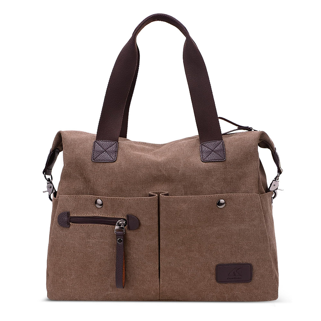 DIRRONA Mode Damen Canvas Handtasche Canvas Schultertasche Beiläufig Hobo Tasche Schule Einkaufen Mu