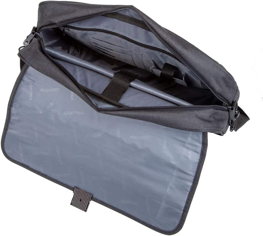 Laptoptasche Motion für 17 Zoll Notebooks, Umhängetasche aus 600D Polyester mit Organizer-Fach