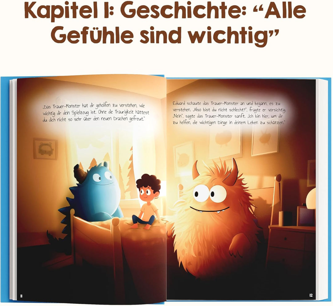 Gefühlstagebuch Kinder [6-12 Jahre] - Tagebuch Mädchen & Jungs - Gefühle Buch für Umgang mit Emotion