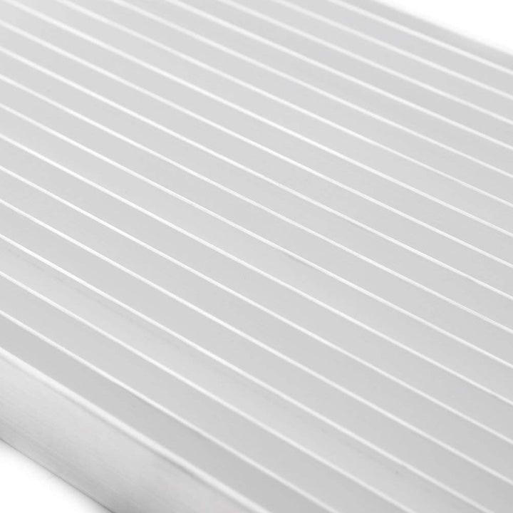 Aluminium Kühlkörper für LED-Leuchten für 8 Stück 3W LEDs oder 20 Stück 1W LEDs, 300x140x20mm