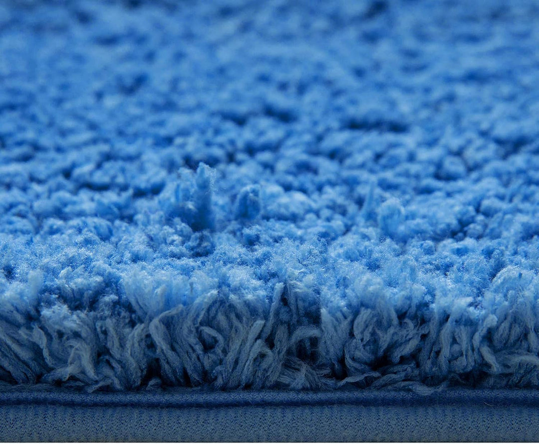 MIULEE Badematte Weiche Badteppich U Förmige Deko Matte rutschfest Fussmatte Flauschig Teppich Wasch