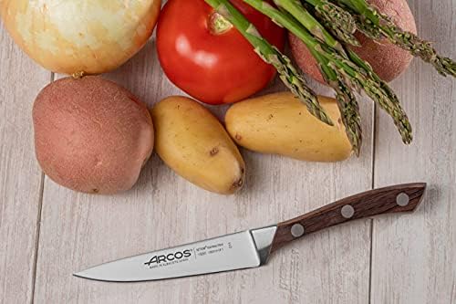 Arcos Serie Natura - Schälmesser - Klinge aus Nitrum geschmiedetem Edelstahl 100 mm - HandGriff Rose