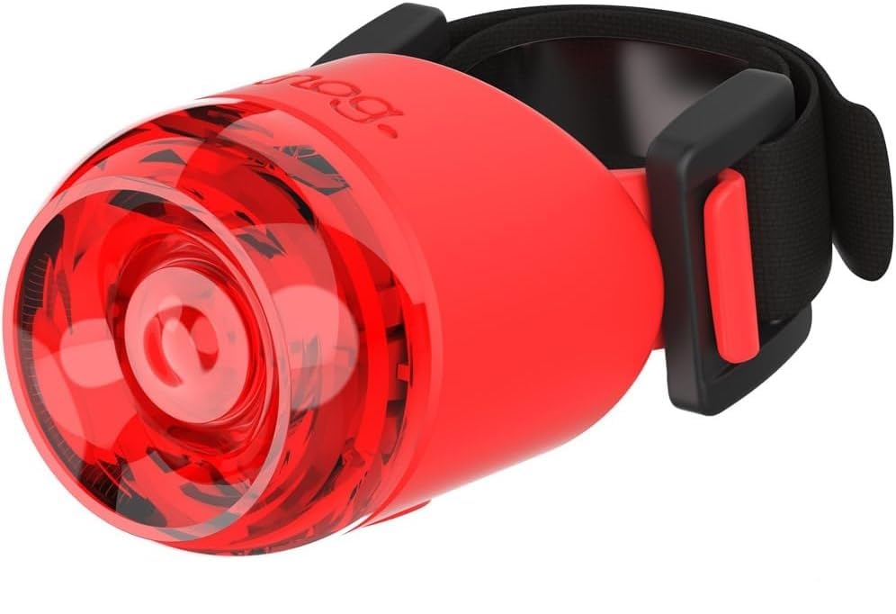 Knog Plug Fahrradlampen LED-Frontlicht od. Rücklicht StVZO, schwarz rot grau rotRL, rotRL