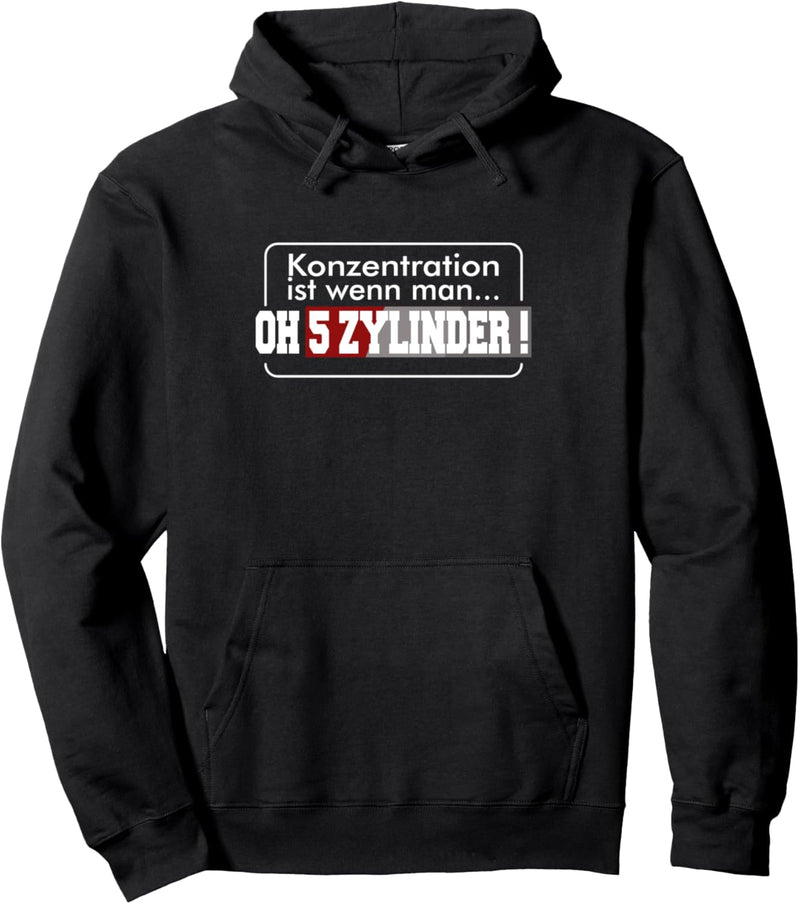 5 Zylinder Auto Konzentration Pullover Hoodie