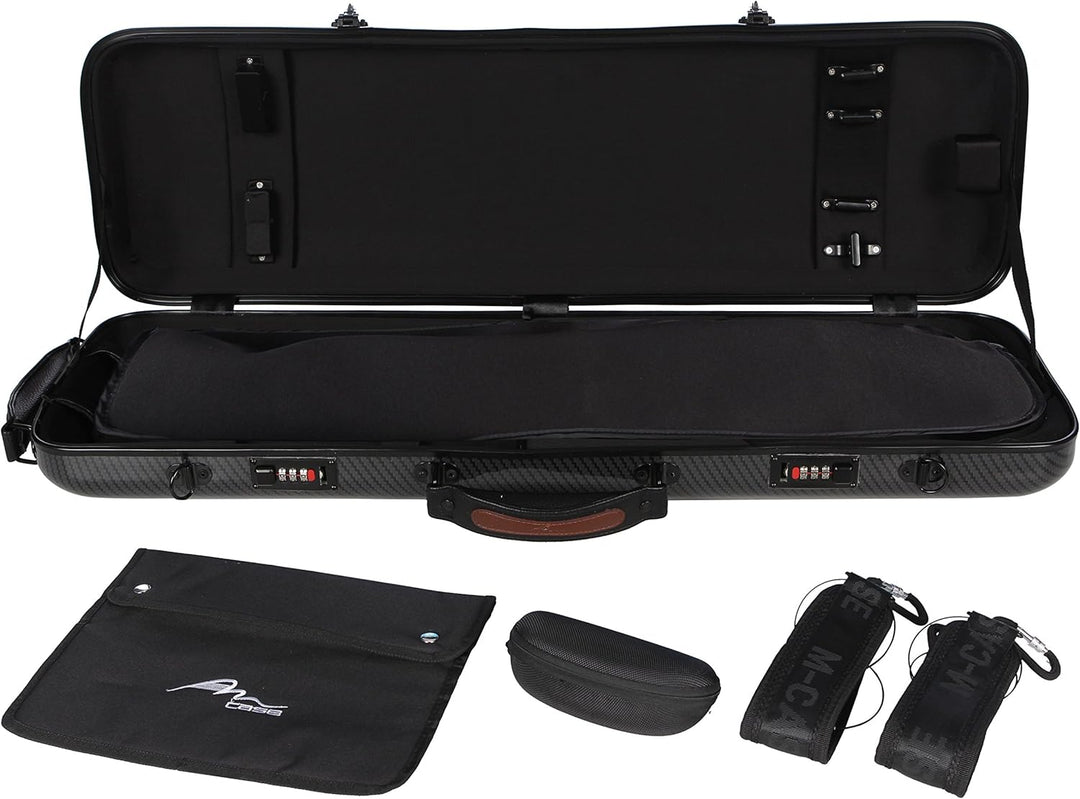 Geigenkoffer Glasfaser Safe Oblong 4/4 carbon looking M-Case
