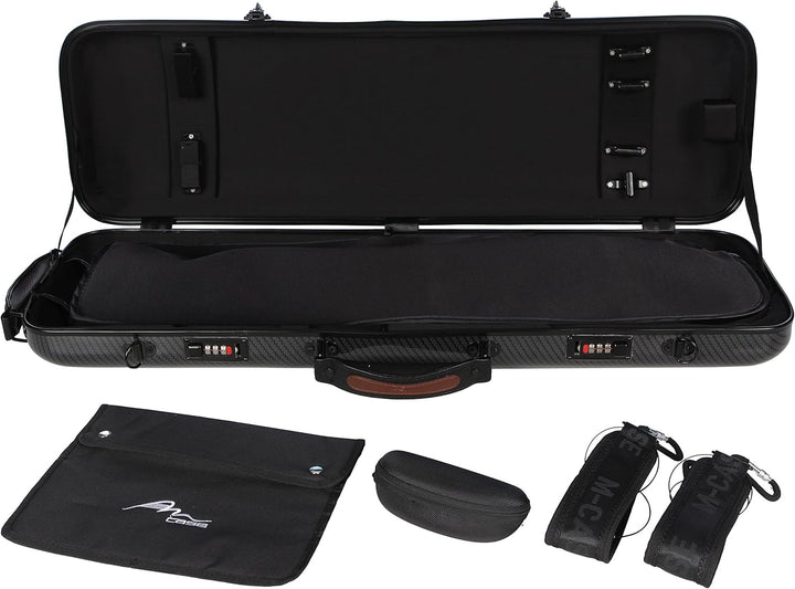 Geigenkoffer Glasfaser Safe Oblong 4/4 carbon looking M-Case