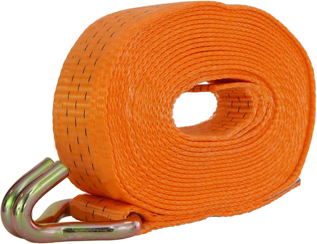TRUTZHOLM 2X Spanngurt mit Ratsche Zurrgurt 6m 3000kg 3to 2-TLG. 35mm TÜV/GS orange