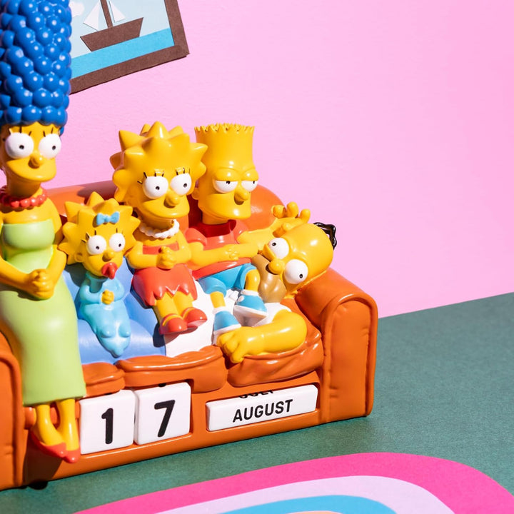 Grupo Erik Ewiger Kalender Die Simpsons Figuren - 3D Kalender Tischkalender zum Aufstellen - Dauerka