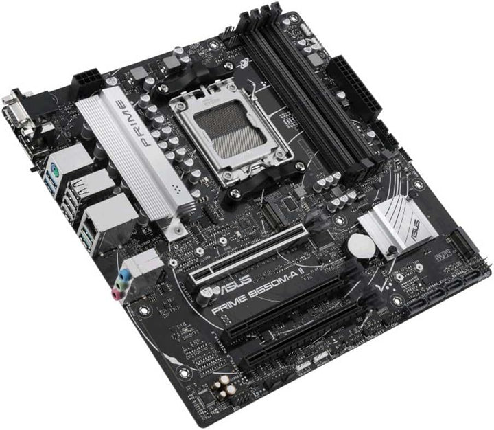 ASUS PRIME B650M-A II-CSM Mainboard Sockel AMD AM5 (Ryzen 7000, mATX, DDR5, PCIe 5.0, 2.5GB Ethernet