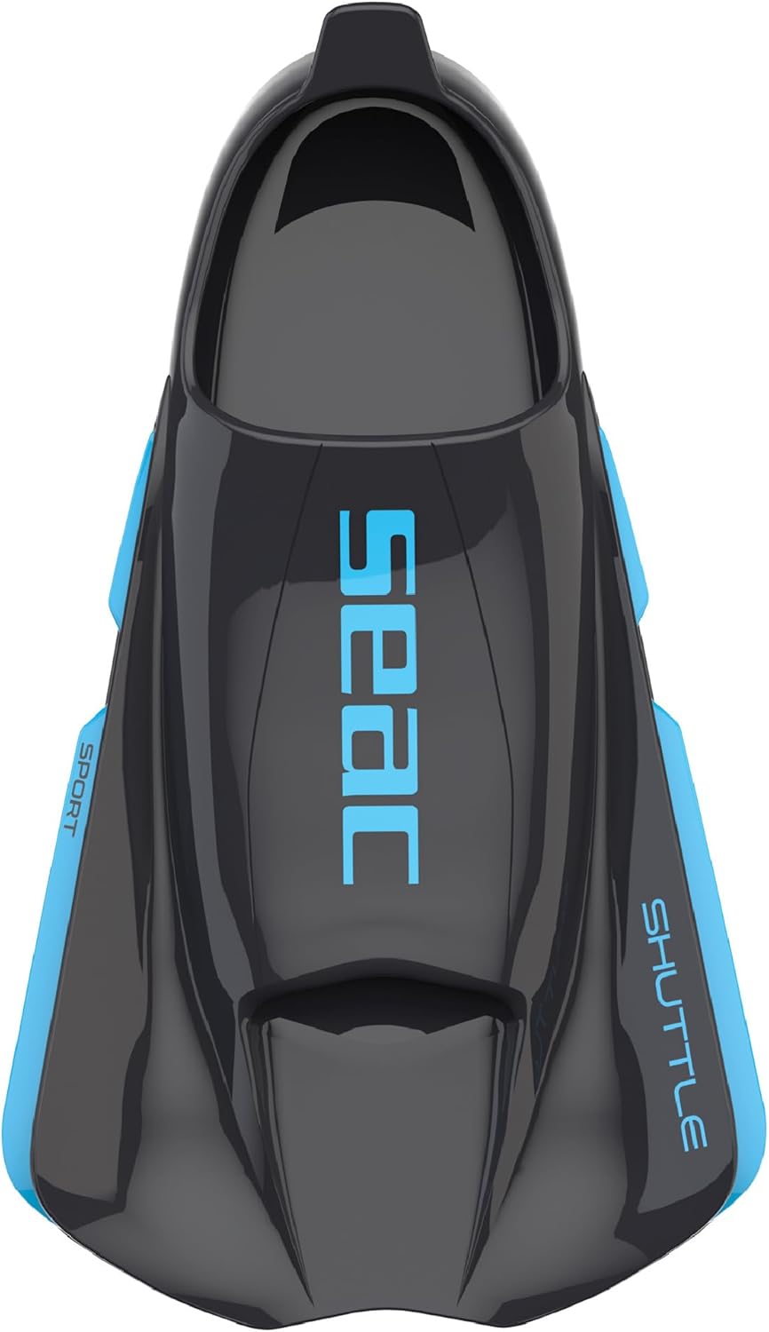 Seac Unisex Shuttle Schwimmflossen aus 100% Silikon, kurz, für Kraft- oder Cardio-Training 36/37 EU
