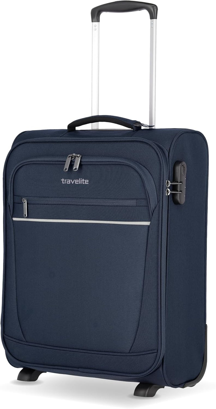 travelite 2 Rad Handgepäck Koffer mit Schloss erfüllt IATA Bordgepäck Mass, Gepäck Serie CABIN: Komp
