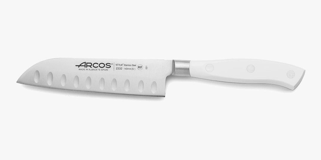 Arcos 233224 Serie Riviera Blanc - Santoku MesserMesserAsiatischerArt-KlingeausNitrumgeschmiedetemEd